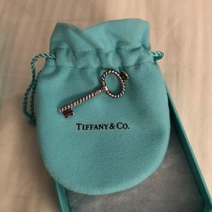 Sterling Silver Medium Oval Twist Key